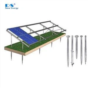 Система крепления к земле с помощью винтовой сваи